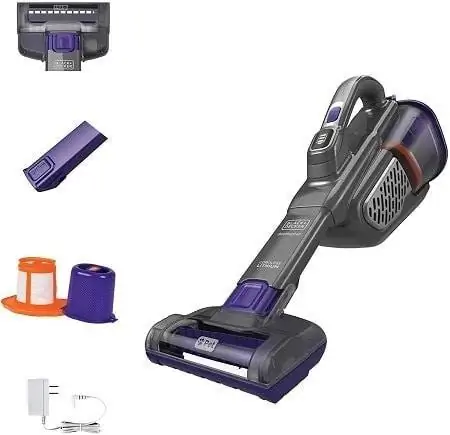 Penghisap Debu Genggam 3BLACK+DECKER untuk Hewan Peliharaan