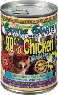 Gentle Giants 90% Chicken Grain-Free อาหารสุนัขแบบเปียก