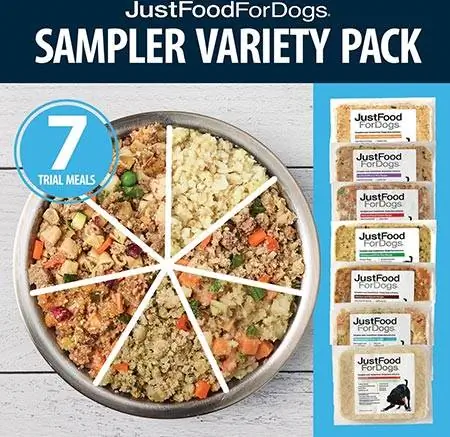 Κουτί ποικιλίας JustFoodForDogs Sampler