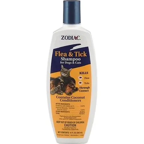 Zodiac Flea & Tick Shampoo para cães e gatos