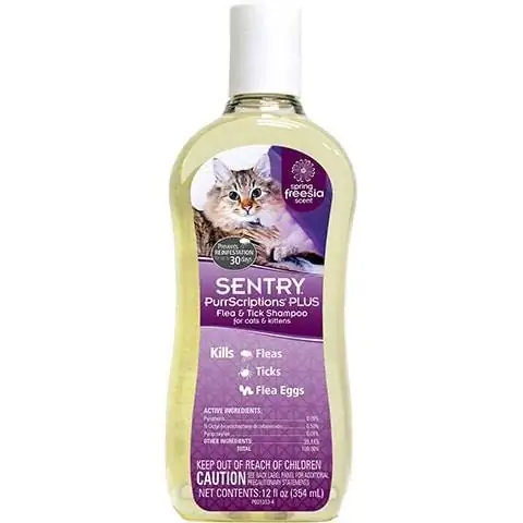 Sentry PurrScriptions Plus Syampu Kutu & Kutu untuk Kucing