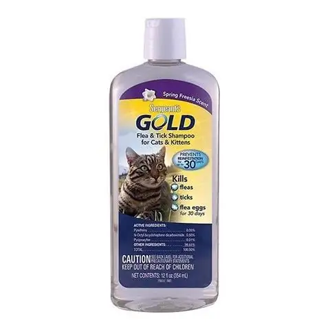 Shampoo Sergeant's Gold Flea & Tick Cat