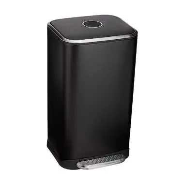 AmazonBasics A-10132FM-32L myklukkende søppelbøtte