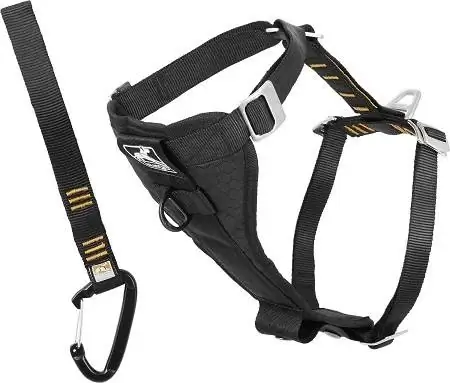 1Kurgo Tru-Fit Smart Harness nrog Hlau Nesting Buckles Txhim Kho Lub Zog