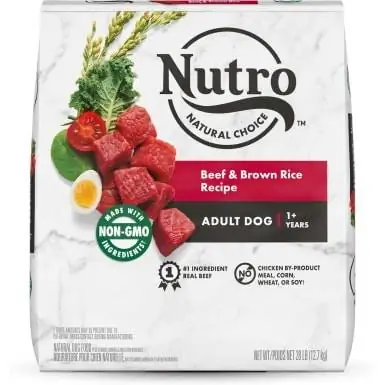 Nutro Natural Choice Recept pro dospělé hovězí maso a hnědá rýže na suché krmivo pro psy