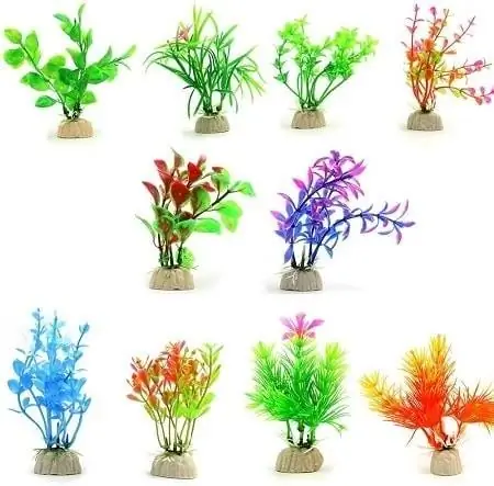 6COMSUN Lot de 10 Plantes Artificielles pour Aquarium