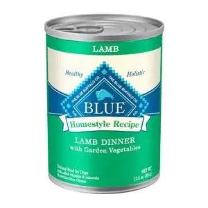 Blue Buffalo Homestyle Receta Comida enlatada para perros (Cena de cordero con verduras de la huerta)