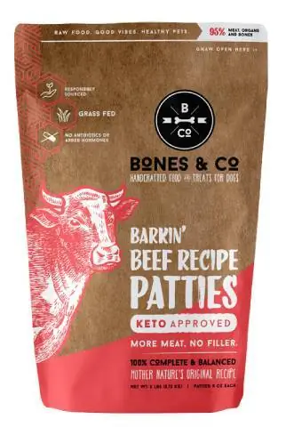 Bones & Co. Ushqim i papërpunuar i ngrirë për qentë